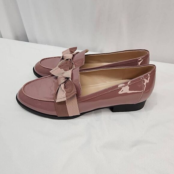 BANDOLINO Lindio Size 11 W Dress Shoe Women's Pink Bow Loafers comfort - Picture 5 of 9